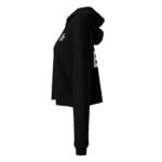 SET ALPHA  Black Crop Hoodie - Image 3