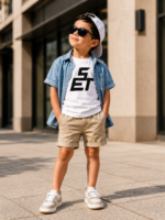 SET MINI Organic cotton kids t-shirt